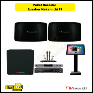 Paket Karaoke Speaker Nakamichi F1 - Lengkap